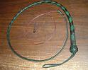 4ft Green and Black 24 plait Custom Snake Whip A
